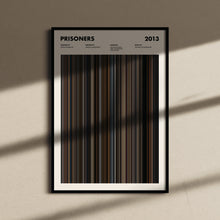 Prisoners Movie Barcode Print, Prisoners Print, Prisoners Poster, Prisoners Wall Art, Prisoners Art, Prisoners Frames Print, Movie Buff Gift 1617484604