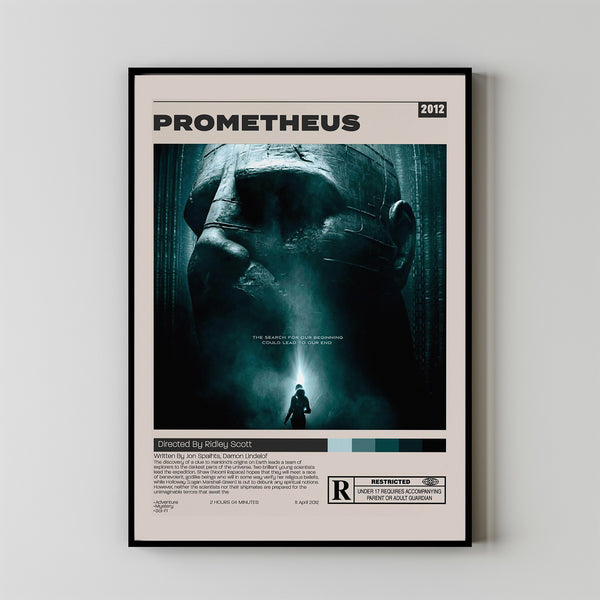Prometheus Poster, Ridley Scott, Minimalist Movie Poster,Room Decor ...