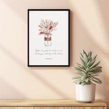 Proverbs 3126, When She Speaks Her Words Are Wise, Floral Bible Verse Poster Wall Art, Christian Teacher Appreciation Gift, Pastor Gift