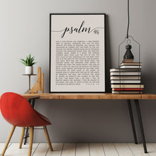 God Is Our Refuge Psalm 46 KJV Bible Verse Poster - Inspirational Scripture Wall Art