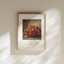 Psalm 119103, Valentines Day Christian Gift, Psalm 119 Wall Art, Kitchen Bible Verse Poster, Vintage Strawberry Painting 1670473593 6148