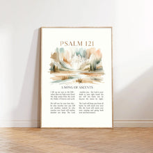 Psalm 121 Holy Bible Verse Art Canvas Wall Art Poster Modern Scripture Lift up My Eyes Gift Watercolor Boho Christian Print Home Decor Frame 1665990367