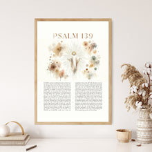 Psalm 139 Modern Scripture Search Me and Know Me Bible Verse Canvas Wall Art Poster Gift Watercolor Boho Christian Print Room Easter Print 1673657090