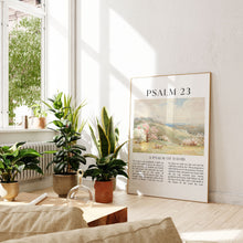 Psalm 23 Lord is My Shepherd Bible Verse Art Canvas Wall Art Poster Modern Scripture Gift Watercolor Boho Christian Print Home Easter Print 1651824430