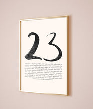 Psalm 23 Modern Typography Scripture Bible Canvas Wall Art Lord is My Shepherd Poster Minimalistic Boho Christian Home Easter Print Print 1693628887