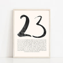 Psalm 23 Modern Typography Scripture Bible Canvas Wall Art Lord is My Shepherd Poster Minimalistic Boho Christian Home Easter Print Print 1693628887