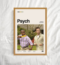 Psych Tv Series Poster, Steve Franks, Tv Series, Retro Movie Poster, Minimalist Art, Vintage Poster, Movie Poster, Movie Art, Wall Art 1735336337
