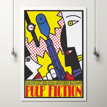 Pulp Fiction Movie Poster Print, Canvas Wall Art, Room Decor, Movie Art
