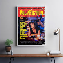 Pulp Fiction Movie Poster Print, Canvas Wall Art, Room Decor, Movie Art 1