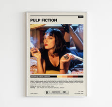 Pulp Fiction Movie Poster  Quentin Tarantino Movie  Wall Art Print  Gift idea  Retro Movie Poster  Cult Movie Poster  Pulp Fiction 1684354416