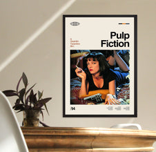 Pulp Fiction Posters, Retro Movie Print, Movie Poster, Modern Art, Mid Century Art, Minimalist Art, Midcentury Art, Retro Modern Poster 1531775541