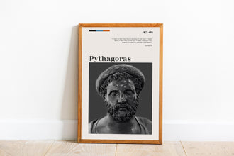 Pythagoras Wall Art Poster Ancient Rome Philosopher Pythagoras Vintage Antique Poster Fine Art  Poster Art Gift 1640477401