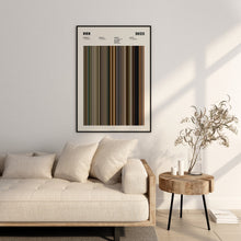 RRR Movie Barcode Print, RRR Print, RRR Poster, Movie Buff Gifts 1646577679