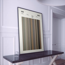 RRR Movie Barcode Print, RRR Print, RRR Poster, Movie Buff Gifts 1646577679
