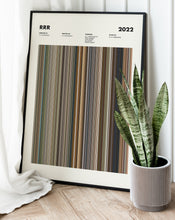 RRR Movie Barcode Print, RRR Print, RRR Poster, Movie Buff Gifts 1646577679