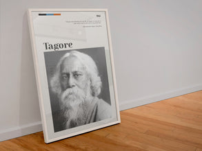 Rabindranath Tagore Poster Wall Art  Poster Art Gift Quote Rabindranath Tagore Indian poet playwright, composer 1575338031