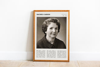Rachel Louise Carson Wall Art  Poster marine biologist Rachel Carson Black White Poster Poster Art Gift 1702180573