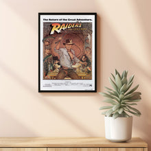 Raiders Of The Lost Ark Movie Poster Print, Canvas Wall Art, Room Decor, Movie Art