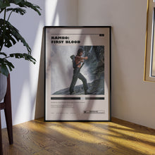 Rambo First Blood Poster, Sylvester Stallone Wall Art, Minimalist Wall Decor, High Quality Print, Framed Option, Movie Buff Gift 1749184585