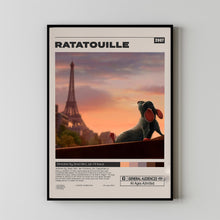 Ratatouille Poster, Brad Bird, Minimalist Movie Poster, Vintage Retro Art
