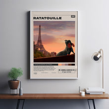Ratatouille Poster, Brad Bird, Minimalist Movie Poster, Vintage Retro Art
