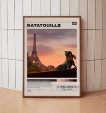 Ratatouille Poster, Brad Bird, Minimalist Movie Poster, Vintage Retro Art