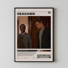 Reacher Poster, Nick Santora, Minimalist Tv Series, Tv Series Poster