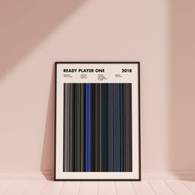 Ready Player One Movie Barcode Print, Ready Player One Print, Ready Player One Poster, Ready Player One Wall Art, Movie Buff Gift 1631656535