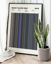 Ready Player One Movie Barcode Print, Ready Player One Print, Ready Player One Poster, Ready Player One Wall Art, Movie Buff Gift 1631656535