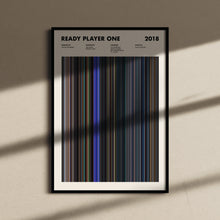 Ready Player One Movie Barcode Print, Ready Player One Print, Ready Player One Poster, Ready Player One Wall Art, Movie Buff Gift 1631656535