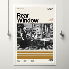 Rear Window Print Art, Rear Window Retro, Rear Window Print, Minimalist Art, High Quality, Aesthetic Poster, Room Art, Vintage Movie