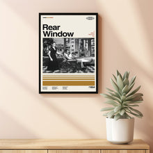 Rear Window Print Art, Rear Window Retro, Rear Window Print, Minimalist Art, High Quality, Aesthetic Poster, Room Art, Vintage Movie