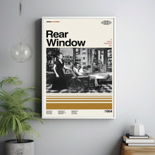 Rear Window Print Art, Rear Window Retro, Rear Window Print, Minimalist Art, High Quality, Aesthetic Poster, Room Art, Vintage Movie