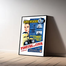 Rear Window Movie Poster,Retor Movie Poster, High Quality Reproduction, Canvas Material Gift, Keepsake, Home Decor, Live Room Wall Art 1595480589