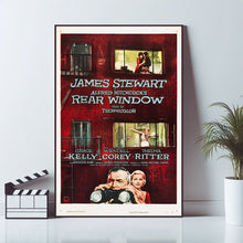 Rear Window Movie Poster,Retor Movie Poster, High Quality Reproduction, Canvas Material Gift, Keepsake, Home Decor, Live Room Wall Art 1595480589