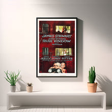 Rear Window Movie Poster,Retor Movie Poster, High Quality Reproduction, Canvas Material Gift, Keepsake, Home Decor, Live Room Wall Art 1595480589