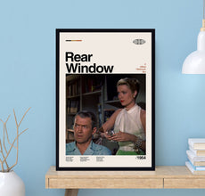 Rear Window Poster, Alfred Hitchcock, Rear Window Print, Movie Poster, Vintage Poster, Modern Art, Midcentury Poster, Film Poster, Wall Art 1735342933