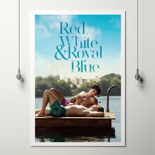 Red, White & Royal Blue Poster Art Print Movie Posters Gift for Movie lovers 2