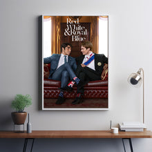 Red, White & Royal Blue Poster Art Print Movie Posters Gift for Movie lovers 3