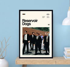 Reservoir Dogs Movie Poster, Quentin Tarantino, Midcentury Art, Minimalist Art, Movie Poster, Vintage Poster, Modern Poster, Wall Art 1735344551