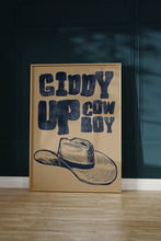Retro Cowboy Poster Vintage Western Wall Art Cowboy Hat Print Wild West Home Decor Vintage Western Art Print  Wall Art 1 Print 1490942385