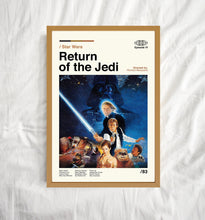 Return of the Jedi Poster, Star Wars, Richard Marquand, Midcentury Art, Minimalist Art, Movie Poster, Vintage Poster, Modern Art, Wall Art 1721157512