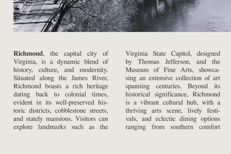 Richmond Virginia Wall Art  Poster Richmond, Virginia Black White Poster  Poster Art Gift 1684431564