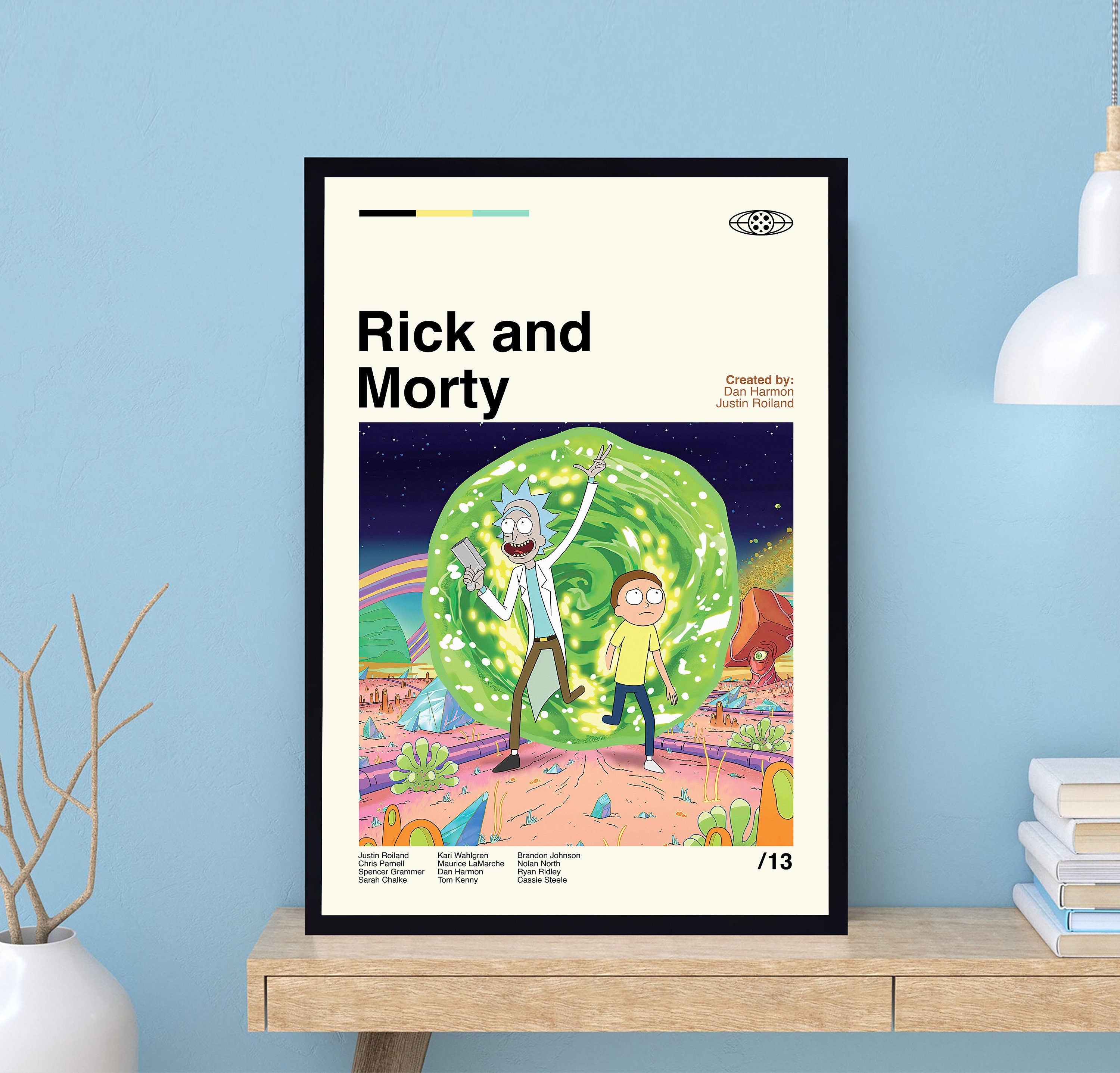Rick and Morty Poster, Justin Roiland, Dan Harmon, Movie Poster