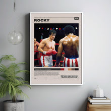 Rocky Poster, John G. Avildsen, Minimalist Movie Poster,Room Decor