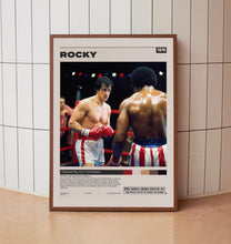 Rocky Poster, John G. Avildsen, Minimalist Movie Poster,Room Decor