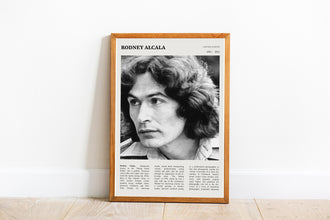Rodney Alcala Print Serial Killer Wall Art Poster  Rodney James Alcala Black White  Poster Art Gift 1690409386