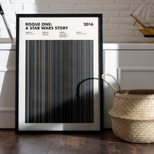 Rogue One A Star Wars Story Movie Barcode Print, Rogue One Print, Rogue One Poster, Rogue One Wall Art, Rogue One Art Print 1627688320