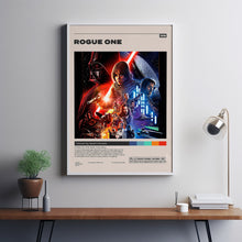 Rogue One Star Wars Poster, Gareth Edwards, Minimalist Movie Poster 1