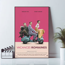 Roman Holiday Movie Poster, Home Decor, Canvas Material Gift, High Quality Reproduction, Keepsake 1614847760